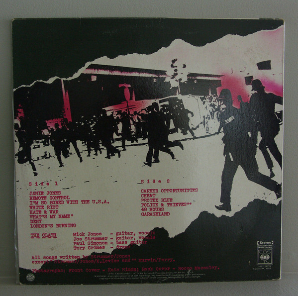 The Clash - The Clash | CBS (SBP 234994) - 2 The Clash - The Clash | CBS (SBP 234994) - 2