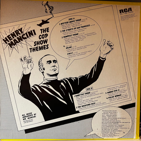 Henry Mancini - The Cop Show Themes | RCA Victor (AFL1-1896) - 2 Henry Mancini - The Cop Show Themes | RCA Victor (AFL1-1896) - 2