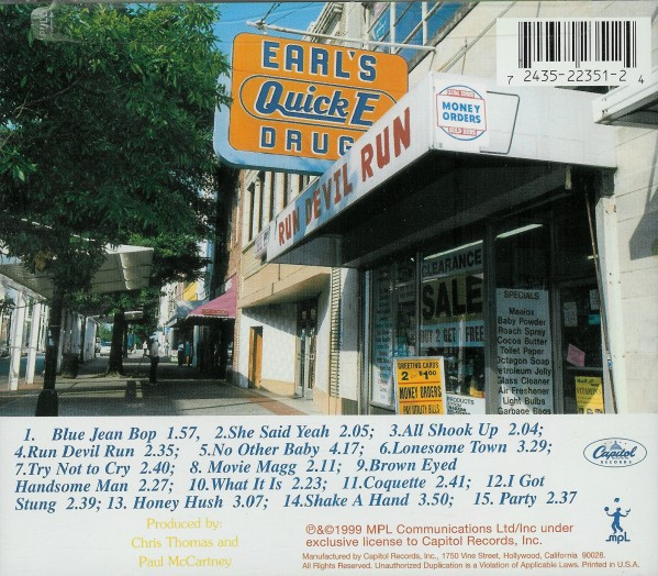 Paul McCartney - Run Devil Run | Capitol Records (CDP 7243 5 22351 2 4) - 3 Paul McCartney - Run Devil Run | Capitol Records (CDP 7243 5 22351 2 4) - 3