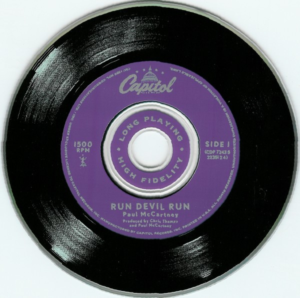 Paul McCartney - Run Devil Run | Capitol Records (CDP 7243 5 22351 2 4) - 4 Paul McCartney - Run Devil Run | Capitol Records (CDP 7243 5 22351 2 4) - 4