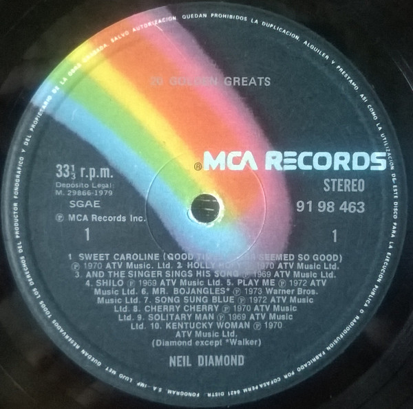 Neil Diamond - 20 Diamonds Hits | MCA Records (91 98 463) - 3 Neil Diamond - 20 Diamonds Hits | MCA Records (91 98 463) - 3