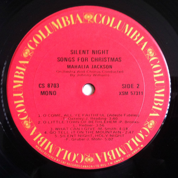 Mahalia Jackson - Silent Night - Songs For Christmas | Columbia (CS 8703) - 4 Mahalia Jackson - Silent Night - Songs For Christmas | Columbia (CS 8703) - 4