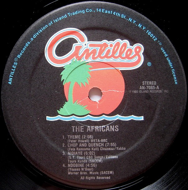 Various - The Africans - Original Soundtrack Album From The Television Series | Antilles (AN7085) - 2 Various - The Africans - Original Soundtrack Album From The Television Series | Antilles (AN7085) - 2