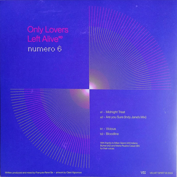 Numero 6 - Only Lovers Left Alive ep | Velvet Spirit (VS004) - 2