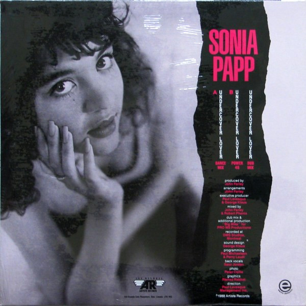 Sonia Papp - Undercover Lover | Artiste Records (ART-12-001) - 2 Sonia Papp - Undercover Lover | Artiste Records (ART-12-001) - 2