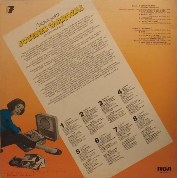 Various - Música Para Jóvenes Carrozas - Vol. 7 | RCA (NL- 43491) - 2