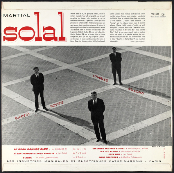 Martial Solal Trio - Martial Solal "Trio" | Columbia (FPX 305) - 2 Martial Solal Trio - Martial Solal "Trio" | Columbia (FPX 305) - 2