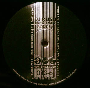 DJ Rush - Jack Your Body EP | Hörspielmusik (HSM 013-6) - main