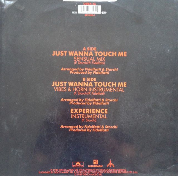 Piero Fidelfatti With Ronnette - Just Wanna Touch Me | Urban (URBX 46) - 2