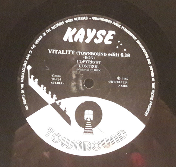 Kayse - Vitality | Townbound Records (TB-12) - main Kayse - Vitality | Townbound Records (TB-12) - main