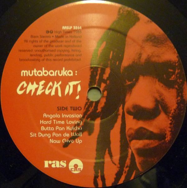 Mutabaruka - Check It! | Real Authentic Sound (RASLP 3264) - 4