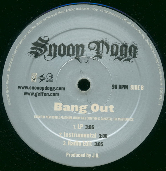 Snoop Dogg - Ups & Downs / Bang Out | Doggy Style Records (B0004927-11) - 3 Snoop Dogg - Ups & Downs / Bang Out | Doggy Style Records (B0004927-11) - 3