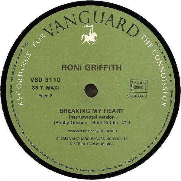 Roni Griffith - Breaking My Heart | Vanguard (VSD 3110) - 4