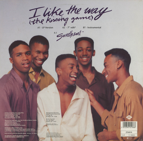 Hi-Five - I Like The Way (The Kissing Game) | Jive (ZT 44518) - 2