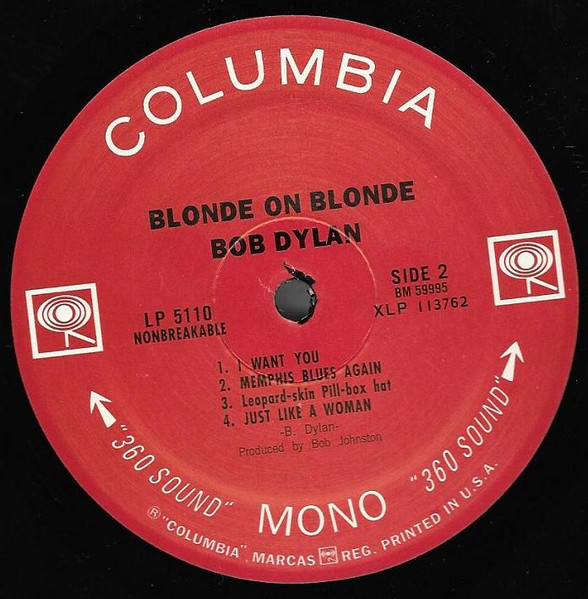 Bob Dylan - Blonde On Blonde | Columbia (LP 5110) - 4