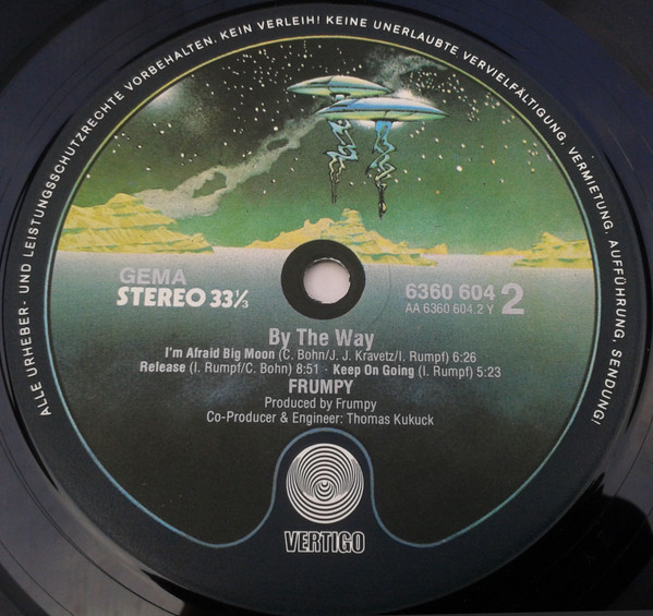 Frumpy - By The Way | Vertigo (6360 604) - 4