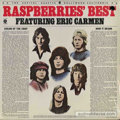 Raspberries - Raspberries' Best - Featuring Eric Carmen | Capitol Records (ST-11524) - main Raspberries - Raspberries' Best - Featuring Eric Carmen | Capitol Records (ST-11524) - main