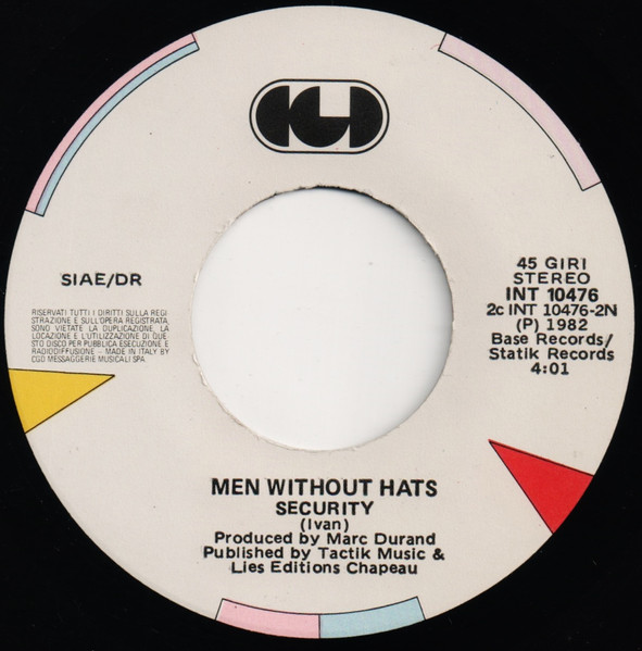 Men Without Hats - The Safety Dance | CGD (INT 10476) - 4