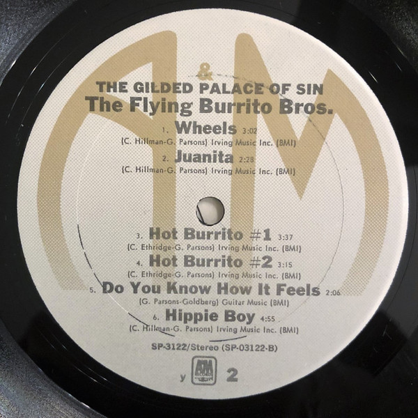 The Flying Burrito Bros - The Gilded Palace Of Sin | A&M Records (SP 3122) - 4