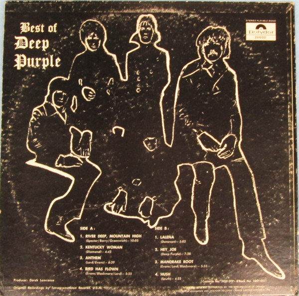 Deep Purple - Best Of Deep Purple [Vinyl] | Polydor (2310 031) - 2