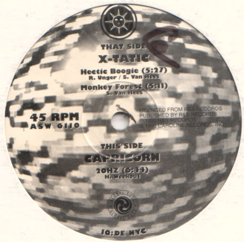 Capricorn / X-Tatic - 20Hz / Hectic Boogie / Monkey Forest | Astralwerks (ASW 6110) - main Capricorn / X-Tatic - 20Hz / Hectic Boogie / Monkey Forest | Astralwerks (ASW 6110) - main