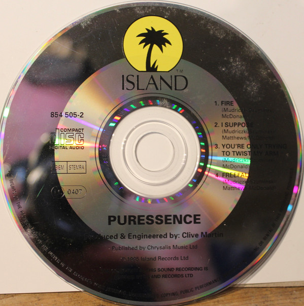 Puressence - Puressence | Island Records (854 505-2) - 4
