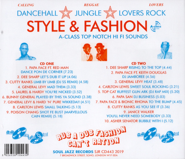 Various - Style & Fashion (A-Class Top Notch Hi Fi Sounds In Fine Style) | Soul Jazz Records (SJR CD443) - 3 Various - Style & Fashion (A-Class Top Notch Hi Fi Sounds In Fine Style) | Soul Jazz Records (SJR CD443) - 3
