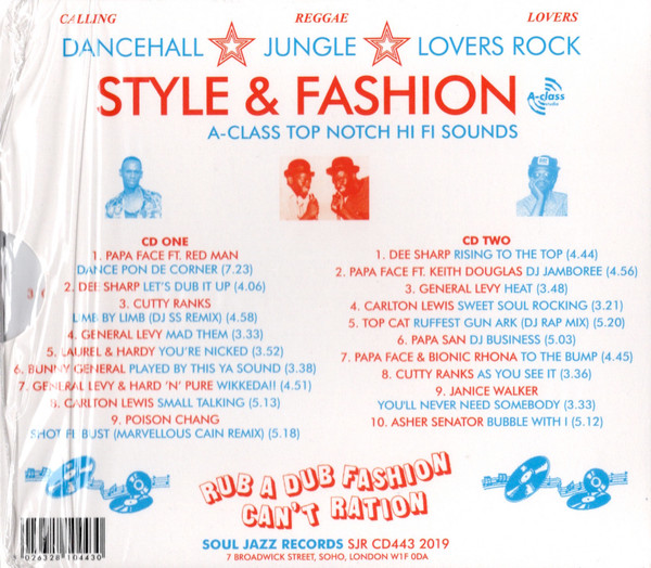 Various - Style & Fashion (A-Class Top Notch Hi Fi Sounds In Fine Style) | Soul Jazz Records (SJR CD443) - 4 Various - Style & Fashion (A-Class Top Notch Hi Fi Sounds In Fine Style) | Soul Jazz Records (SJR CD443) - 4