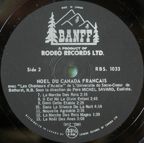 Les Chanteurs D'Acadie - Noël Du Canada Français | Banff (RBS.1033) - 4