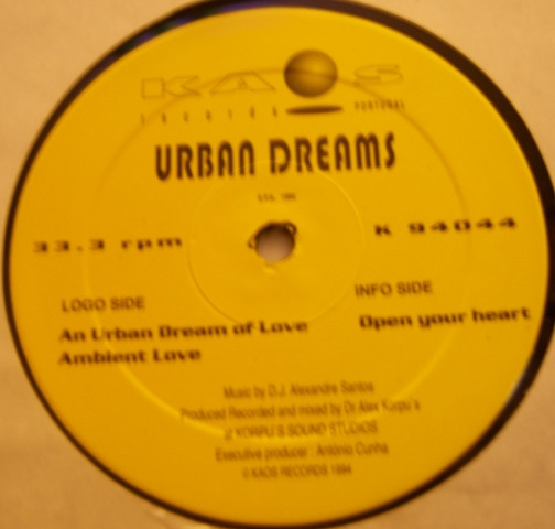 Urban Dreams - Open Your Heart EP | Kaos Records (K 94044) - main Urban Dreams - Open Your Heart EP | Kaos Records (K 94044) - main