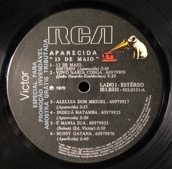 Aparecida - 13 De Maio | RCA Victor (103.0331) - 4 Aparecida - 13 De Maio | RCA Victor (103.0331) - 4
