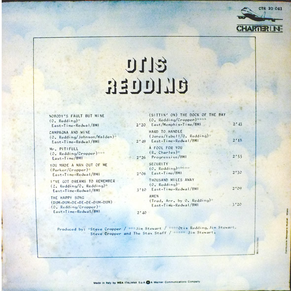 Otis Redding - Otis Redding | Charter Line (CTR 20 043) - 2 Otis Redding - Otis Redding | Charter Line (CTR 20 043) - 2