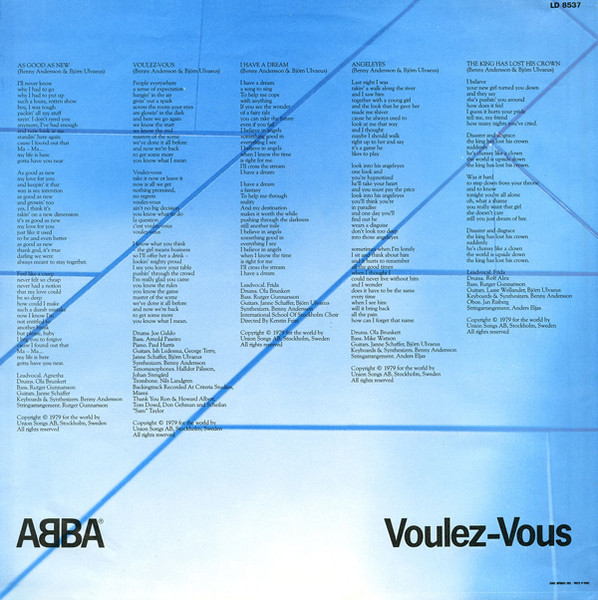 ABBA - Voulez-Vous | Vogue (LD 8537) - 3