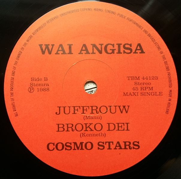 Cosmo Stars - Wai Angisa | TBA (Netherlands) (TBM 44123) - 4