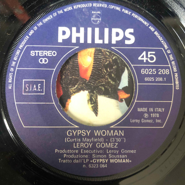 Leroy Gomez - Gypsy Woman | Philips (6025 208) - 3