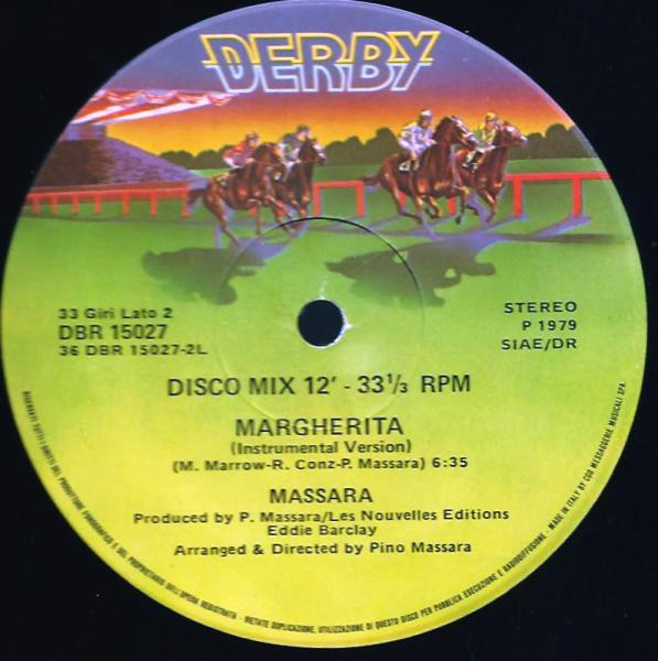 Pino Massara - Margherita (Love In The Sun) | Derby (DBR 15027) - 2