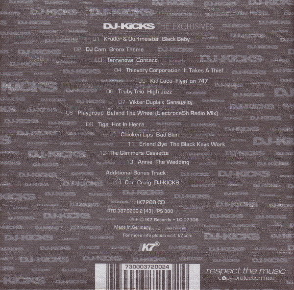 Various - DJ-Kicks: The Exclusives | !K7 Records (!K7200CD) - 2