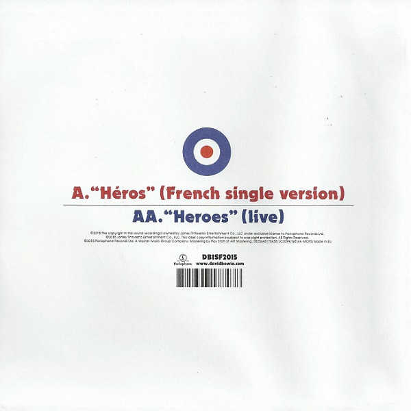David Bowie - Heroes | Parlophone (DBISF2015) - 2 David Bowie - Heroes | Parlophone (DBISF2015) - 2