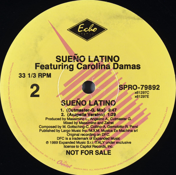 Sueño Latino Featuring Carolina Damas - Sueño Latino | Echo Chamber (SPRO-79891) - 2