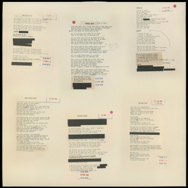 Nick Cave & The Bad Seeds - Push The Sky Away LP | Bad Seed Ltd. (BS001V) - 4 Nick Cave & The Bad Seeds - Push The Sky Away LP | Bad Seed Ltd. (BS001V) - 4