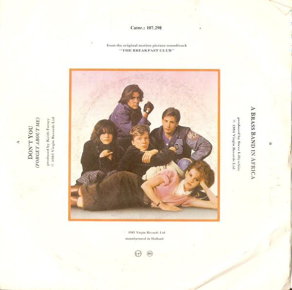 Simple Minds - Don't You (Forget About Me) | Virgin (107.298) - 2
