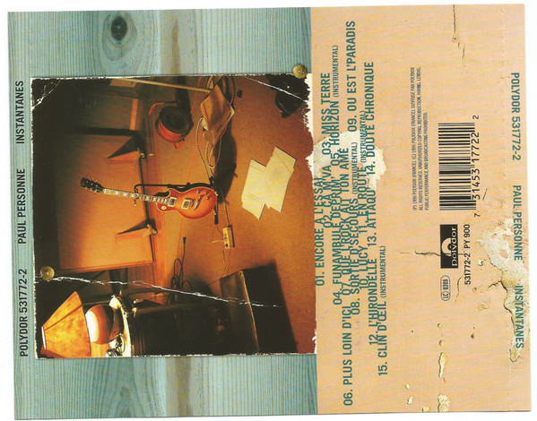 Paul Personne - Instantanés | Polydor (531772-2) - 2