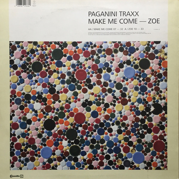 Paganini Traxx - Zoe / Make Me Come | S3 (DANU18) - 2