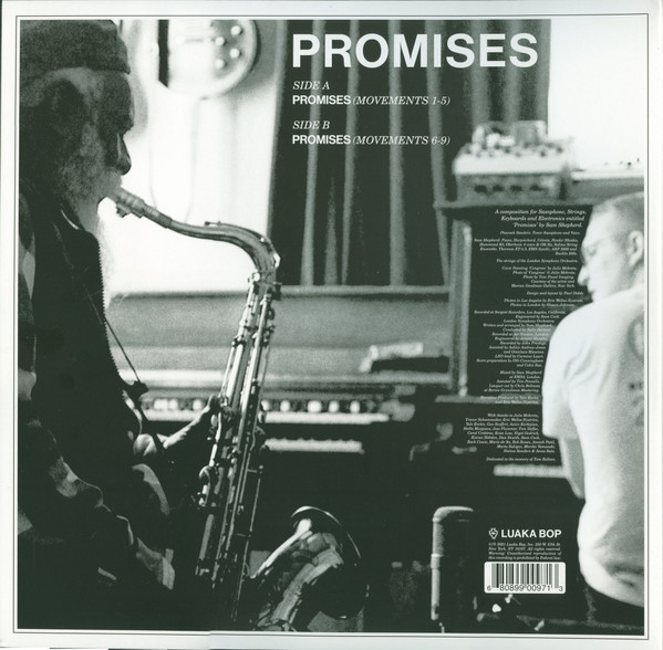 Floating Points , Pharoah Sanders & London Symphony Orchestra - Promises | Luaka Bop (6 80899 0097-1-3) - 2