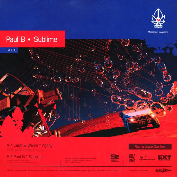 Cash & Wenia / Paul B - Agony / Sublime | Messarosh (MSRSH 001) - 2