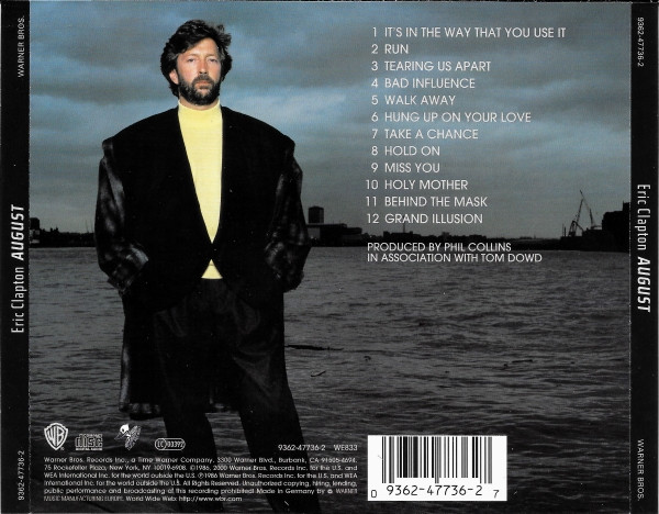 Eric Clapton - August | Warner Bros. Records (9362-47736-2) - 2