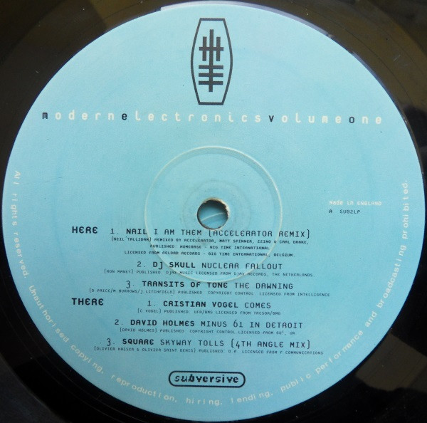 Various - Modern Electronics Volume One | Subversive (SUB2LP) - 2 Various - Modern Electronics Volume One | Subversive (SUB2LP) - 2