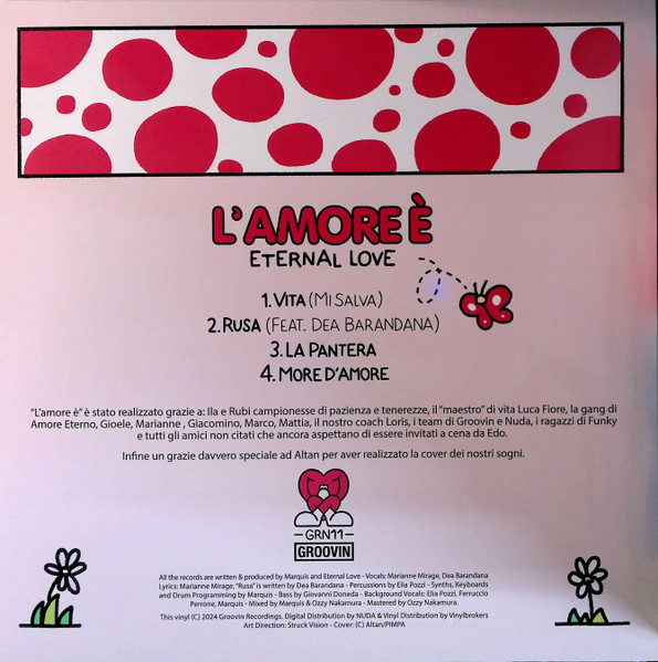Eternal Love - L'Amore E' | Groovin Recordings (GRN11) - 2 Eternal Love - L'Amore E' | Groovin Recordings (GRN11) - 2