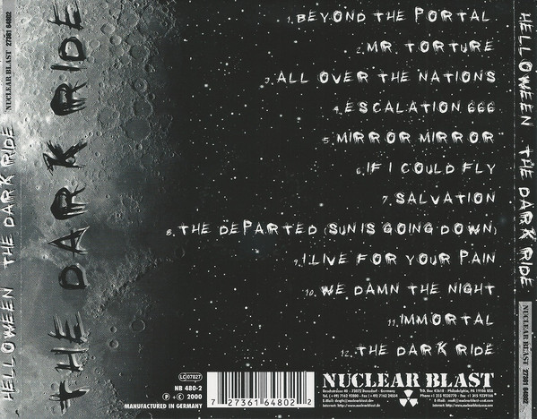 Helloween - The Dark Ride CD | Nuclear Blast (NB 480-2) - 2 Helloween - The Dark Ride CD | Nuclear Blast (NB 480-2) - 2