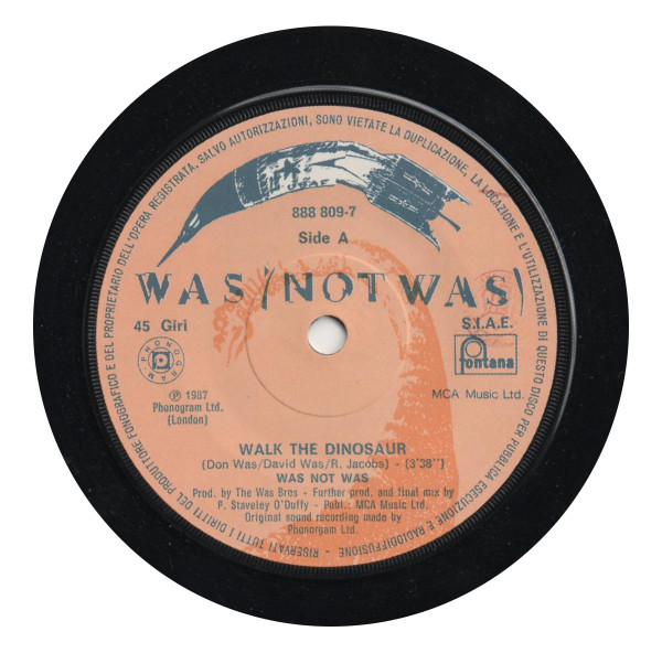 Was (Not Was) - Walk The Dinosaur | Fontana (888 809-7) - 3
